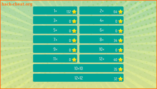 Math Shot Multiplication Tables screenshot