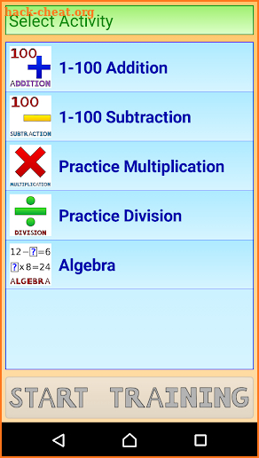 Math Skill Builder (Ad Free) screenshot