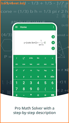 Math Solver With Steps & Graphing Calculator screenshot