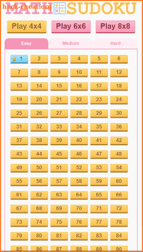 Math Sudoku screenshot