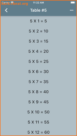 Math Tables by EasyPeasy.ac screenshot