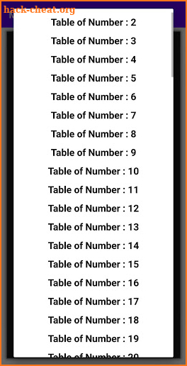 Math Tables - Learn Math Tables up to 100. screenshot
