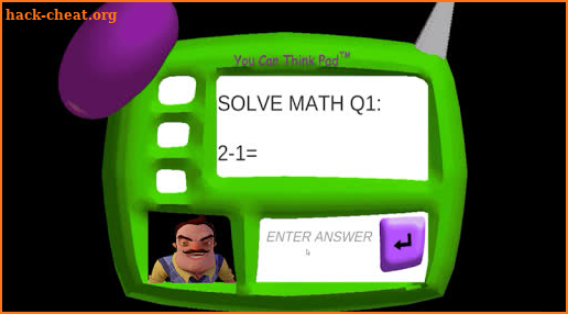 Math Teacher hi neighbor alpha Mod screenshot