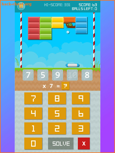 Math Tennis screenshot