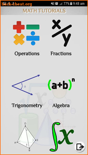 Math Tutorials screenshot