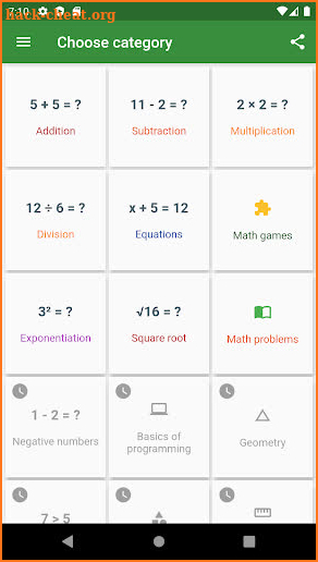 Mathematics. Tasks and exercises. screenshot
