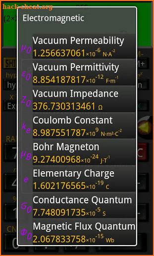 Mathex Scientific Calculator screenshot