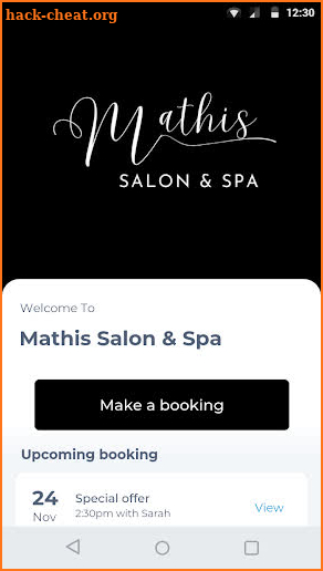 Mathis Salon & Spa screenshot
