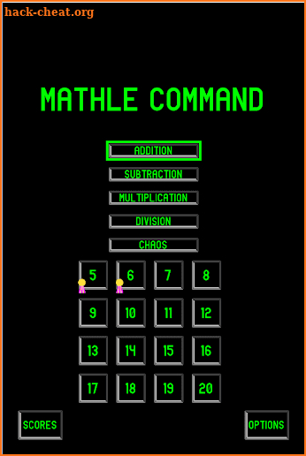 Mathle Command screenshot