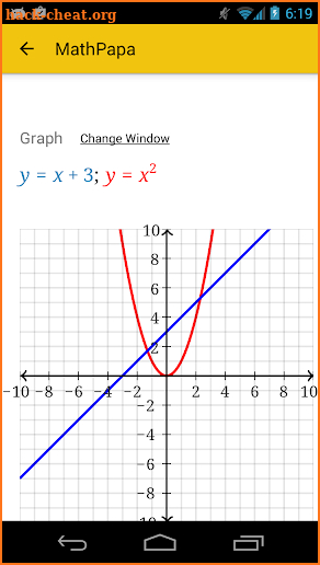 MathPapa - Algebra Calculator screenshot