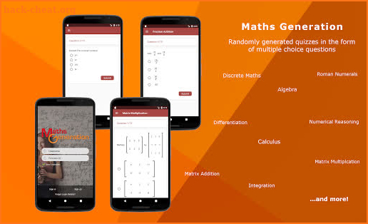 Maths Generation screenshot