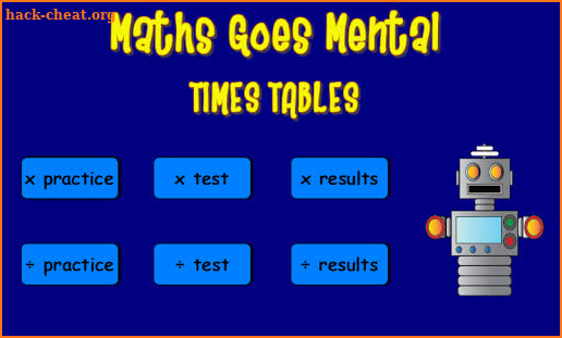 Maths Goes Mental Times Tables screenshot