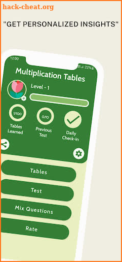 Maths Tables 1 to 100 Test Pro screenshot