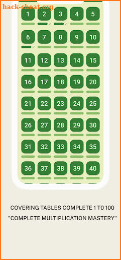 Maths Tables 1 to 100 Test Pro screenshot