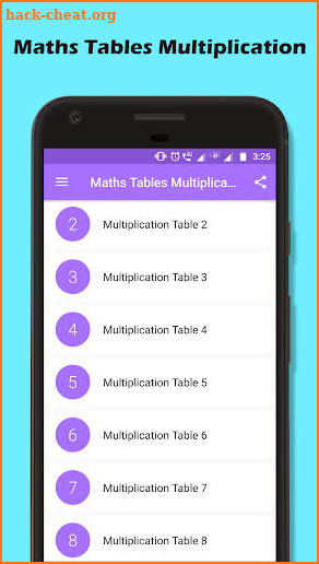 Maths Tables Multiplication screenshot