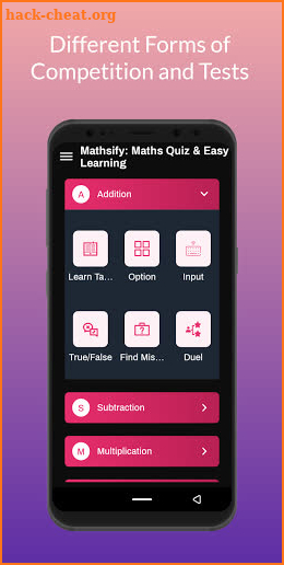 Mathsify: Maths Quiz & Easy Learning screenshot