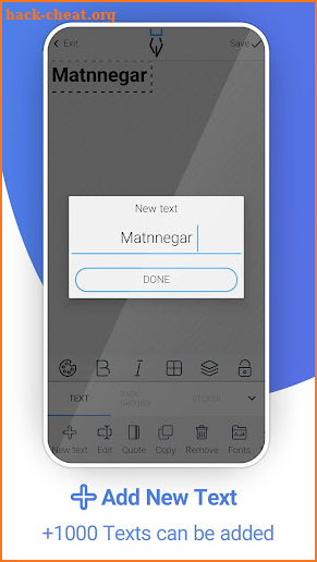 Matnnegar (Write On Photos) screenshot