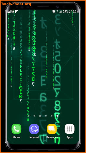 Matrix 3D Live Wallpaper screenshot