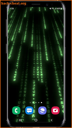 Matrix Rain 3D LIve Wallpaper screenshot