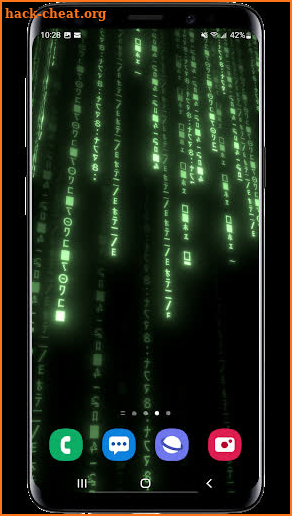 Matrix Rain 3D LIve Wallpaper screenshot