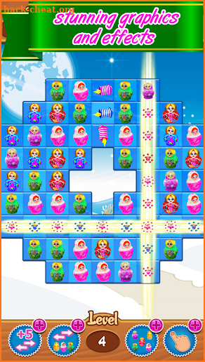 Matryoshka classic match 3 puzzle free games fun screenshot