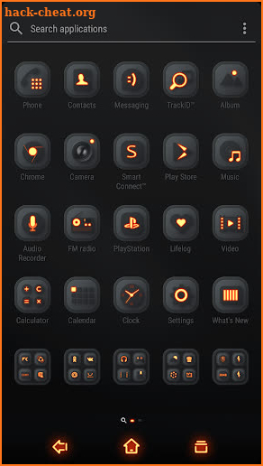 MATTE BLACK Icon Pack screenshot