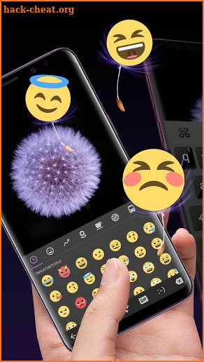 Matte Black Keyboard Theme for Samsung Galaxy S9 screenshot