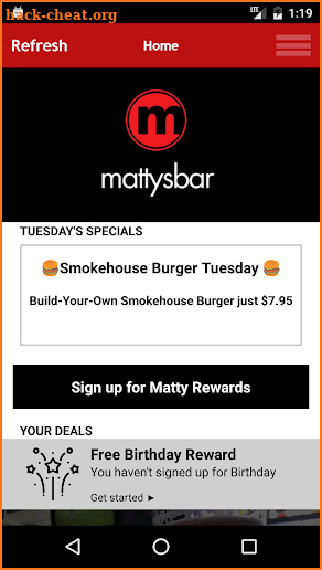 Matty's Bar & Grille screenshot