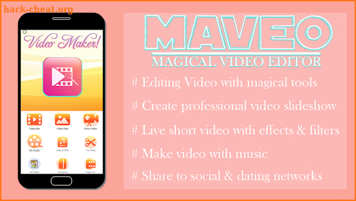 Maveo: Video Editor with Effects and Music screenshot