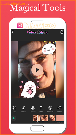 Maveo: Video Editor with Effects and Music screenshot