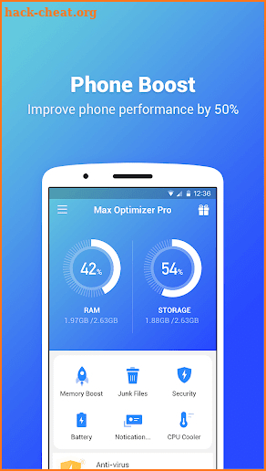 Max Optimizer Pro - easy to use & boost phone fast screenshot
