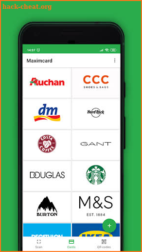 Maximcard: Loyalty cards QR & Barcode Scanner PRO screenshot