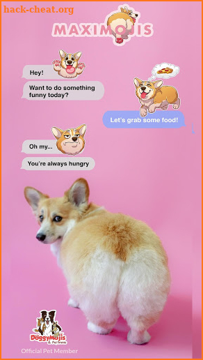 MaxiMojis - Corgi Dog Stickers by fluffy Maxine screenshot