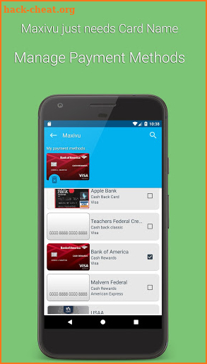 Maxivu - Maximizing Credit Card Rewards screenshot