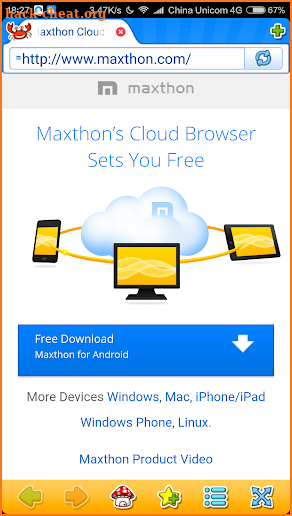Maxthon Kid Safe Web Browser screenshot