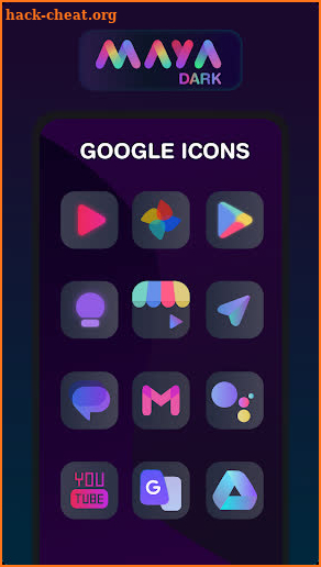 Maya Dark Icon Pack screenshot
