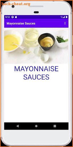Mayonnaise Sauce guide screenshot