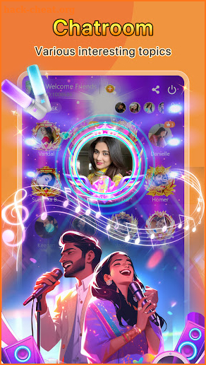 Maza-Group Voice Chat&Party screenshot