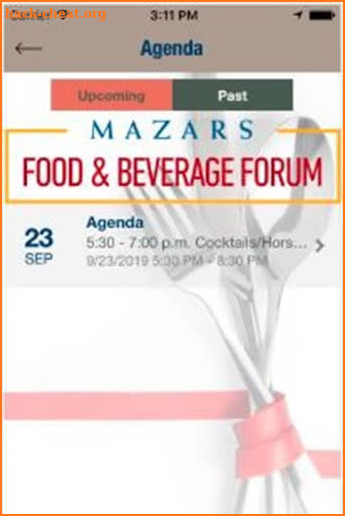 Mazars Food & Beverage Forum screenshot