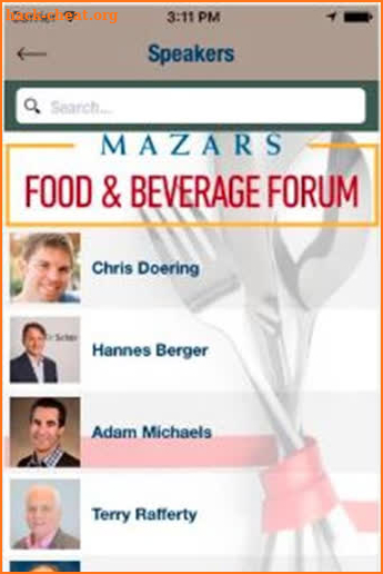 Mazars Food & Beverage Forum screenshot