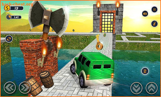 Maze Car Driving - Wall Stunt Driver screenshot