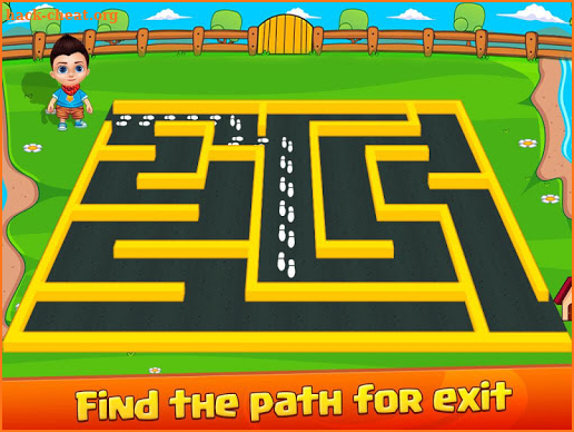 Maze Puzzle - improve your brain activity for kids screenshot
