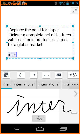 mazec3 Handwriting Recognition screenshot