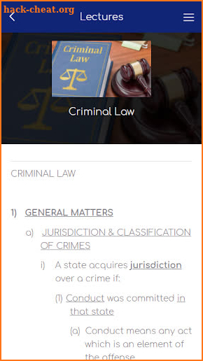 MBE Outlines | Law School Outlines screenshot