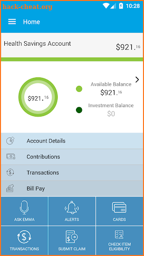 MBH Spending Account screenshot