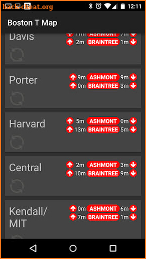 MBTA Boston T Map -- Ad Free screenshot