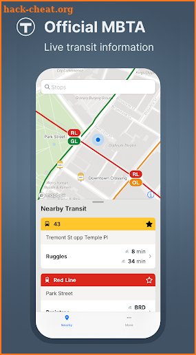 MBTA Go — Official screenshot