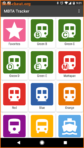 MBTA Tracker screenshot