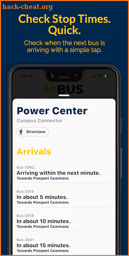 MBus — Track University of Michigan Buses screenshot