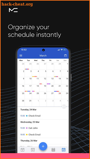 MC Calendar screenshot
